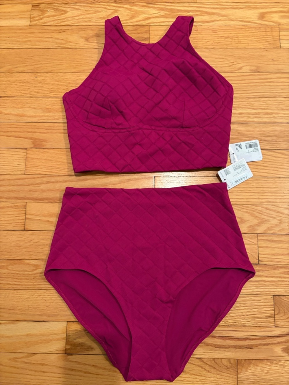 lululemon athletica Quilted High-Neck Bandeau Set - Magenta
